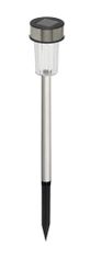 TimeLife Solárna lampa súprava 10 ks v balení 4,8x36 cm nerez oceľ