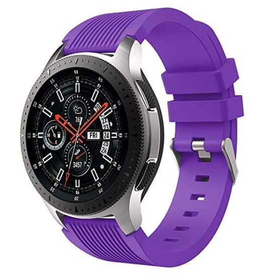 BStrap Silicone Davis remienok na Samsung Gear S3, purple