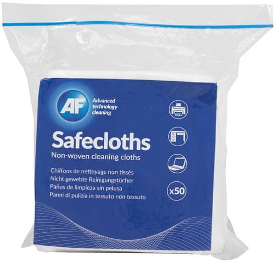AF Safecloth - Obrúsky z netkanej textílie nepúšťajúce vlákna (50 ks) ASCH050