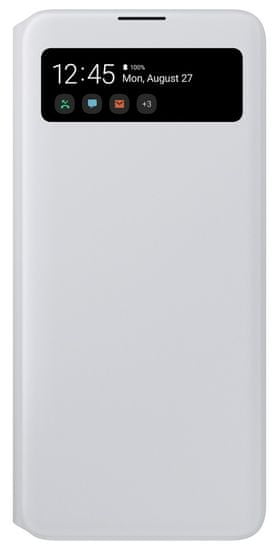 SAMSUNG EF-EA715PW S View Wallet Galaxy A71, biele