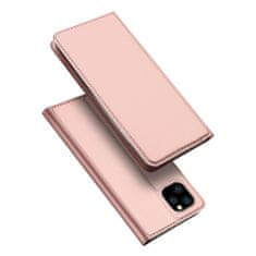 Dux Ducis Skin Pro knižkové kožené púzdro pre iPhone 11 Pro, ružové