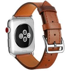 BStrap Leather Rome remienok na Apple Watch 42/44/45mm, Brown