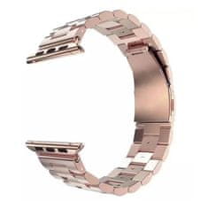 BStrap Stainless Steel Boston remienok na Apple Watch 38/40/41mm, Rose Gold
