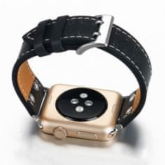 BStrap Leather Sport remienok na Apple Watch 42/44/45mm, Champagne