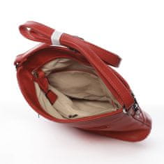 Romina & Co. Bags Praktická dámska crossbody so zipsami Isidore červená
