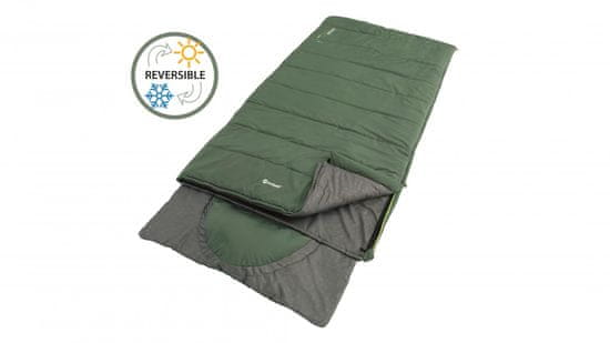 Outwell Spací vak Sleeping bag Contour Lux XL green