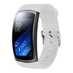 BStrap Silicone Land remienok na Samsung Gear Fit 2, white