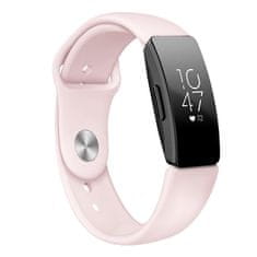 BStrap Silicone (Large) remienok na Fitbit Inspire, sand pink