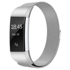 BStrap Milanese (Large) remienok na Fitbit Charge 2, silver