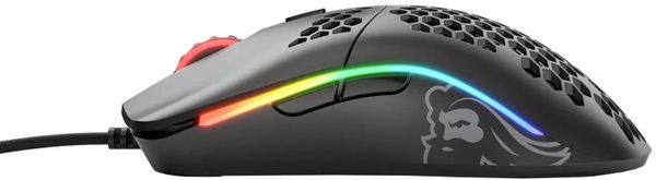 Herná myš Glorious Model O-, čierna (GOM-BLACK) 6 tlačidiel, makrá, ergonómia, RGB podsvietenie, 12 000 DPI, PixArt PMW3360