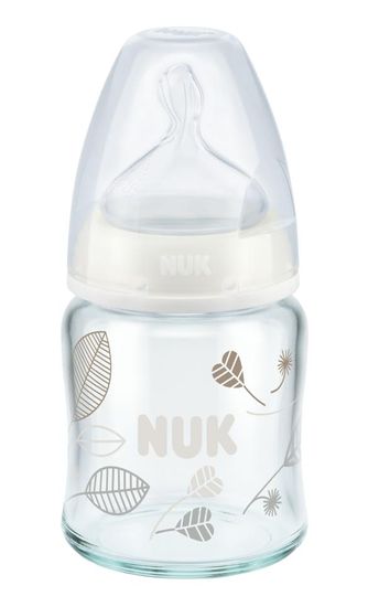 Nuk FC + fľaša sklo 120 ml