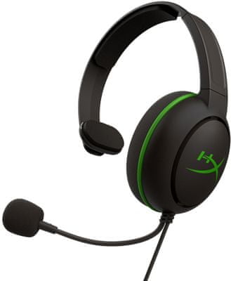 Slúchadlá Kingston HyperX CloudX Chat Headset pre Xbox ONE (HX-HSCCHX-BK / WW), XboxOne, 40mm meniče, chat, pop filter, ľahká konštrukcia