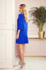 Numoco Dámske mini šaty Lucy kráľovsky modrá S