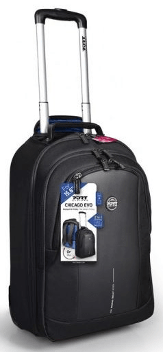 Port Designs Chicago Evo Backpack Trolley na 15,6“ notebook a 10,1" tablet 170231, čierny
