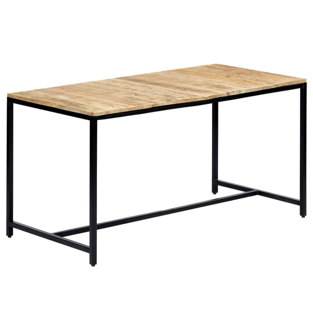 Petromila vidaXL Jedálenský stôl 140x70x75 cm surové masívne mangovníkové drevo