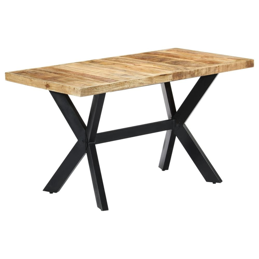 Petromila vidaXL Jedálenský stôl 140x70x75 cm masívne mangovníkové drevo 