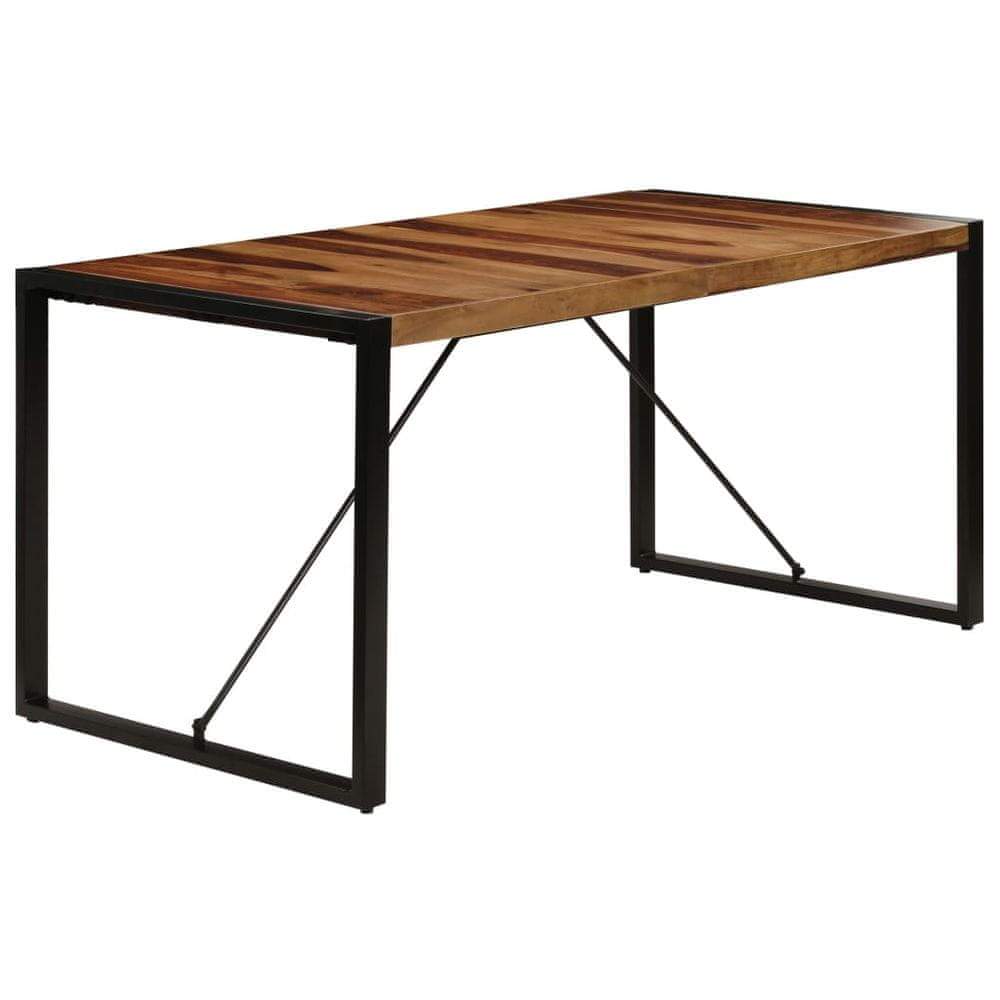 Petromila vidaXL Jedálenský stôl 160x80x75 cm, drevený masív sheesham