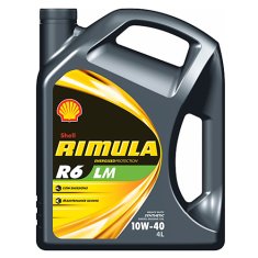Shell Motorový olej , RIMULA R6 LM 10W-40 4l