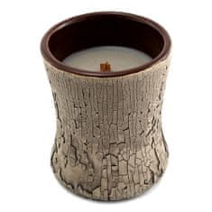 Woodwick Sviečka keramická oválna váza , Oheň v krbe, 133.2 g