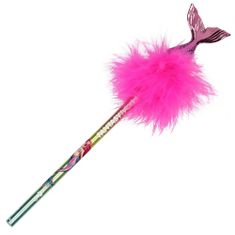 Fantasy Model Ceruzka ASST, Ružové páperie, rybí chvost