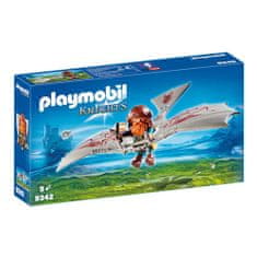 Playmobil Trpazlík na lietajúcom stroji , Rytieri a barbari, 10 dielikov