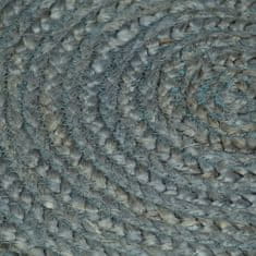 Petromila vidaXL Ručne vyrobený koberec olivovo-zelený 180 cm jutový okrúhly