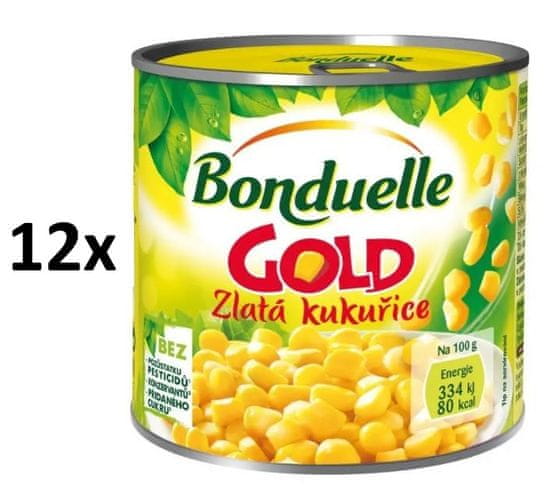 Bonduelle Bonduelle Gold Zlatá kukurica 12× 340 g