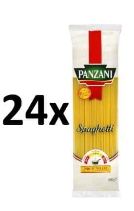 Panzani Panzani Spaghetti bezvaječné semolinové sušené cestoviny 24× 500 g