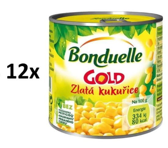 Bonduelle Gold Zlatá kukurice 12 × 170g