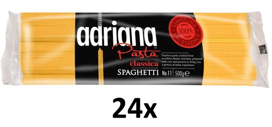 Adriana Spaghetti cestoviny semolinové sušené 24 × 500g
