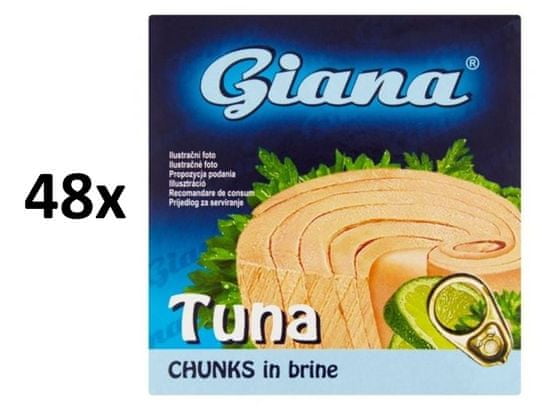 Giana Giana Tuniak kúsky vo vlastnej šťave 48 × 80 g