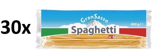 Gran Sasso Gran Sasso Spaghetti semolinové 30 × 400 g