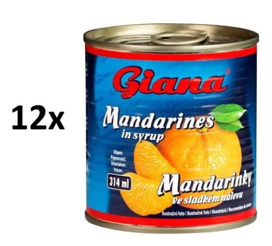 Giana Giana Mandarínky 12 × 314 ml