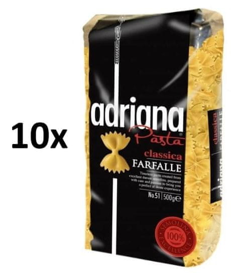 Adriana Adriana Farfalle cestoviny semolinové sušené 10 × 500 g