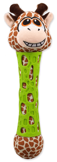 BeFUN hračka TPR + plyšová žirafa puppy