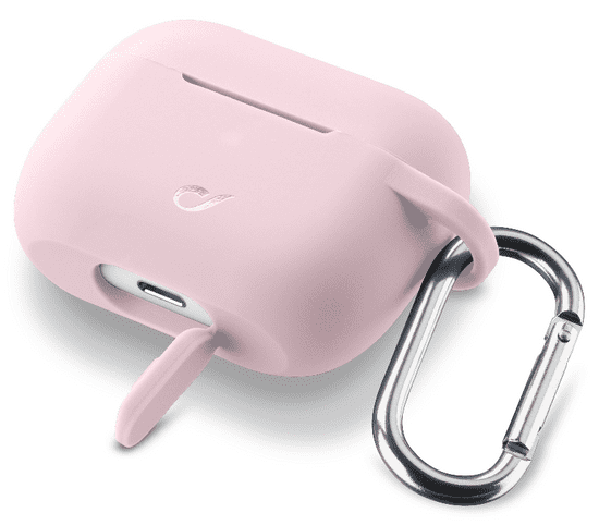 CellularLine Ochranný kryt s karabínou Bounce pre Apple AirPods Pro, ružová (BOUNCEAIRPODSPROP)