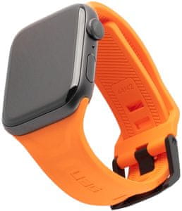 náhradný remienok k hodinkám apple watch UAG scout strap apple watch 44 42 mm 191488119797 outdoor odolný šport anitmikrobiálny nerez oceľ rýchle a jednoduché upínanie veľká spona silikónový unisex moderný dizajn