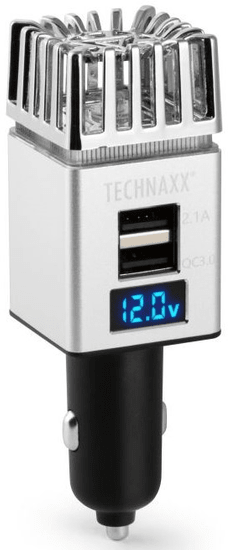 Technaxx Čistička vzduchu do auta, do DC 12 V, 2× USB, (TX-130) 4854