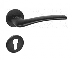 Infinity Line Vento S O B00 čierná SLIM - kľučka k dverám - pre cylindrickú vložku