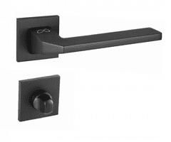 Infinity Line Etna S B00 čierná SLIM - kľučka k dverám - s wc kľučkou