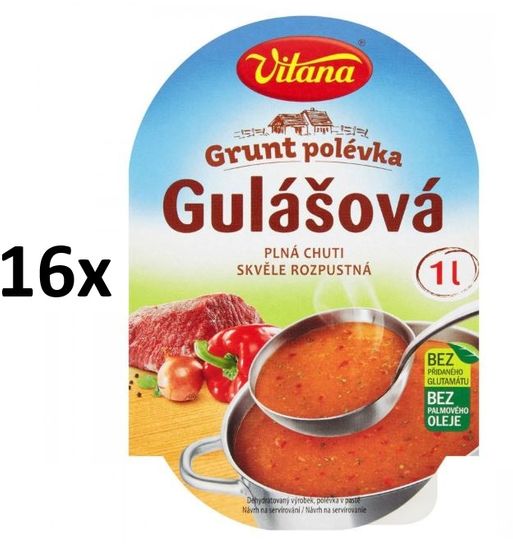 Vitana Grunt Gulášová polievka 16x 132g