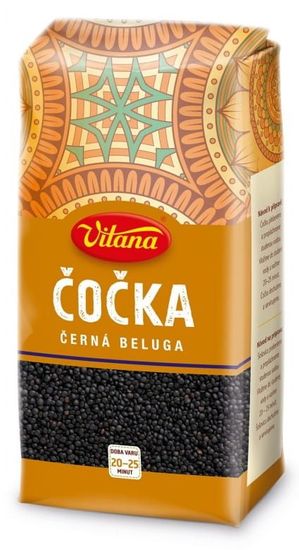 Vitana Šošovica čierna Beluga 10 × 450g
