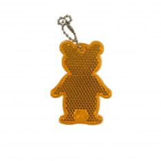 Maxpack Reflexný prívesok bezpečnostné Medveď oranžový