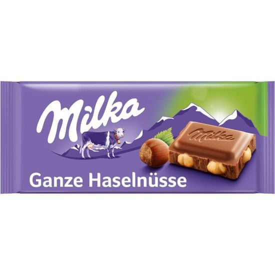 MILKA Whole Hazelnut 17 × 100 g