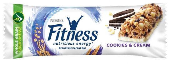 Nestlé Fitness tyčinka Cookies and Cream 16 × 24 g