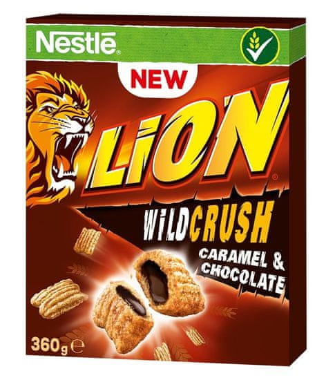 Nestlé Lion Wildcrush Raňajkové cereálie 16 × 360 g