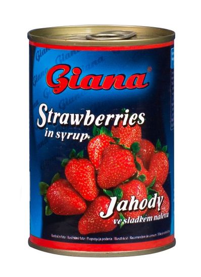 Giana Jahodový kompót v mierne sladkom náleve 12 x 425 ml