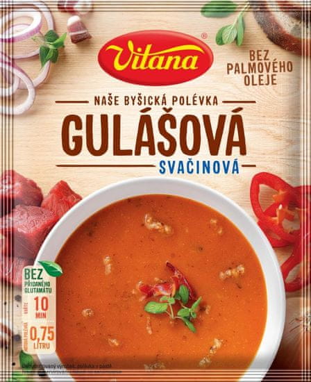 Vitana Gulášová svačinová polievka 25 × 96g