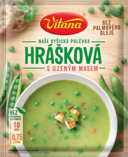 Vitana Hrášková polievka s údeným mäsom 27 × 64g