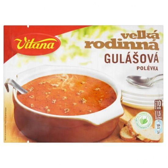 Vitana Veľká rodinná gulášová polievka 18 × 190g